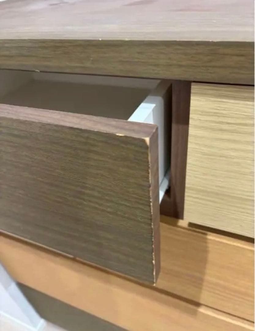 【送料込み✨】ニトリ　ハイチェスト　カレナ　80HC DBR 木目調家具