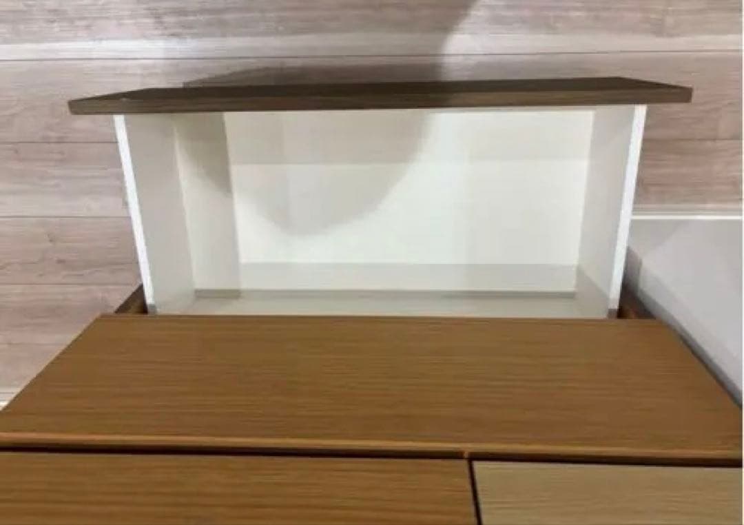 【送料込み✨】ニトリ　ハイチェスト　カレナ　80HC DBR 木目調家具