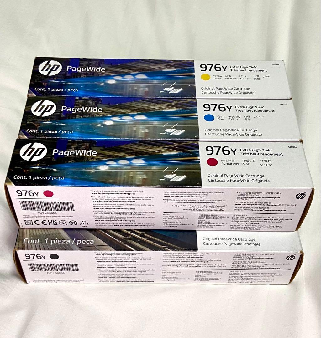 ★新品未使用品★HPメーカー純正インクカートリッジ★HP976Y4色5本セット