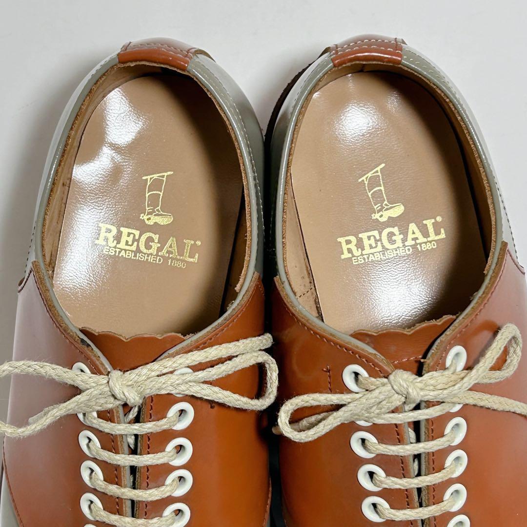 極美品☆REGAL サドルシューズ 2051 ドレスシューズ レザー 23cm