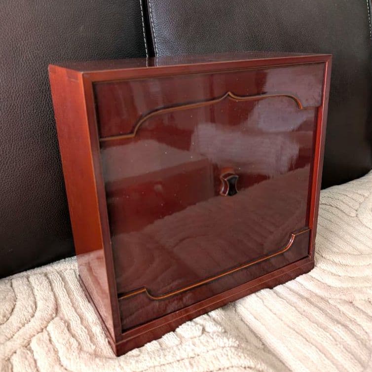 【能 観世流謡本】携帯用ポケット版 全157冊 木製引き出し収納付き