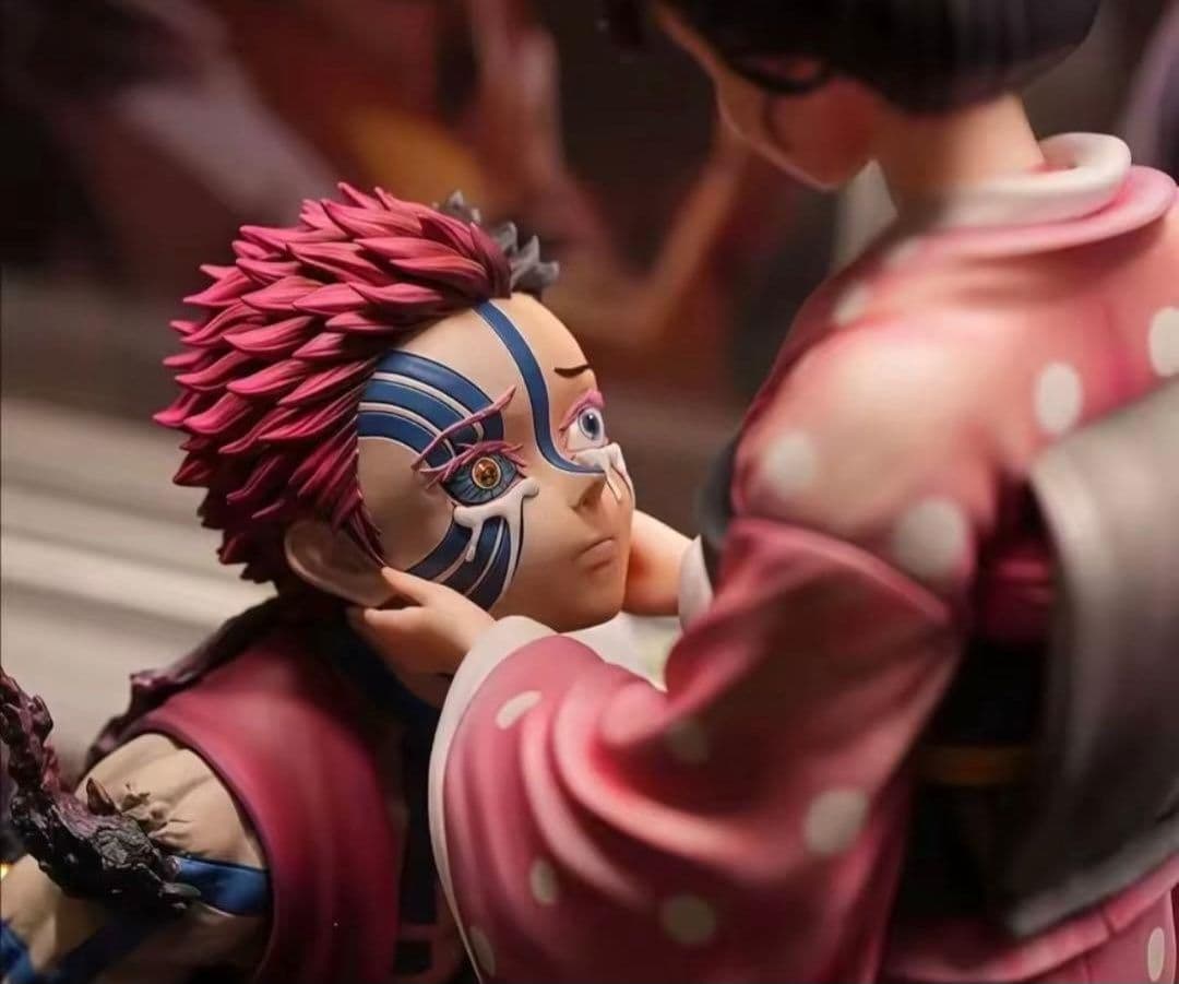 鬼滅の刃 猗窩座 恋雪 フィギュア ガレージキット