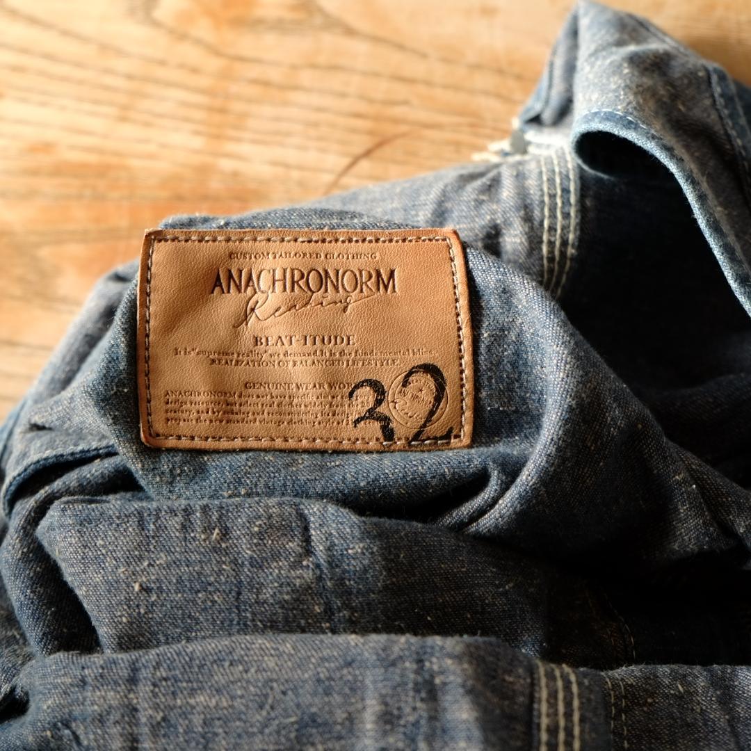 ANACHRONORMアナクロノーム リメイク ダメージ オーバーオール メンズ