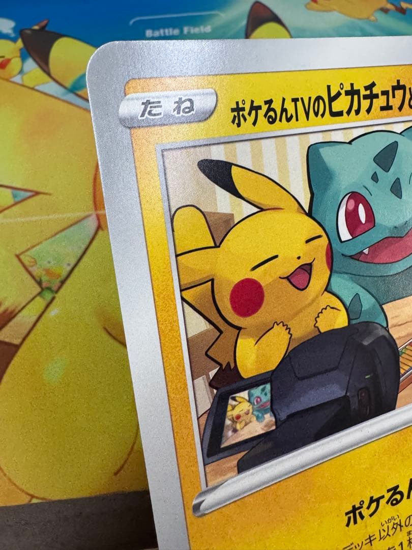 ポケるんTVのピカチュウとなかまたち　2枚　プロモ　ポケモンカード　ポケカ