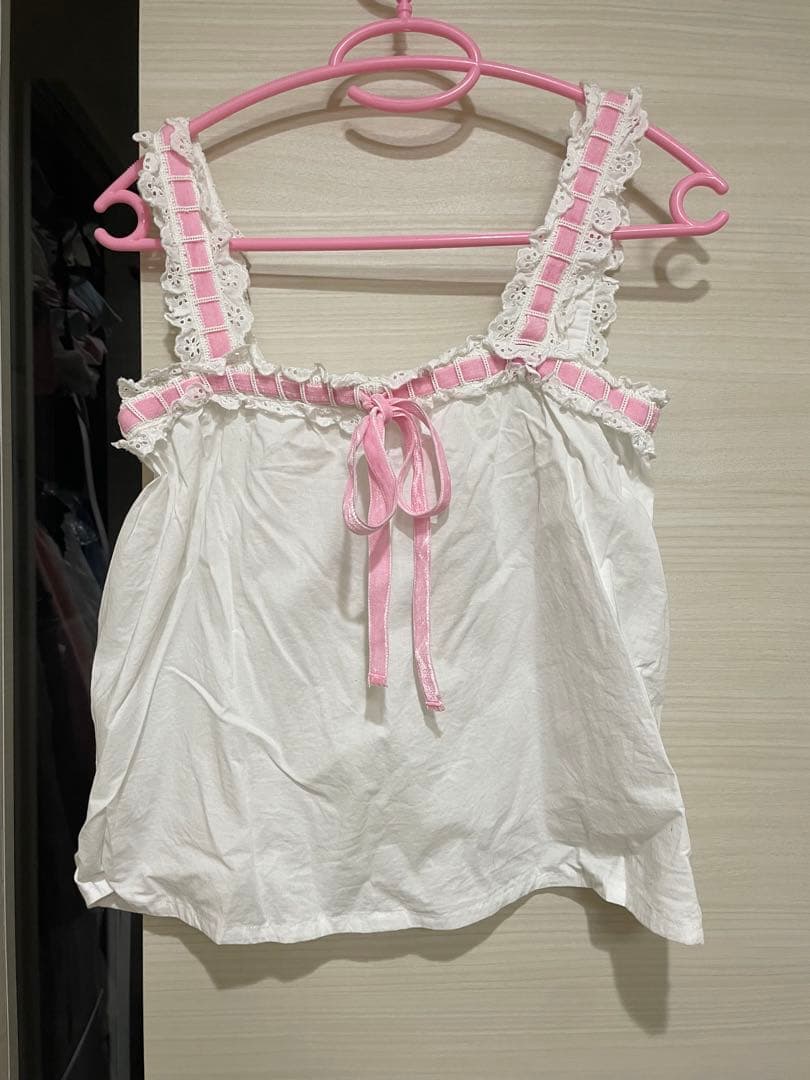 Katie キャミソール　ビスチェ　ピンク