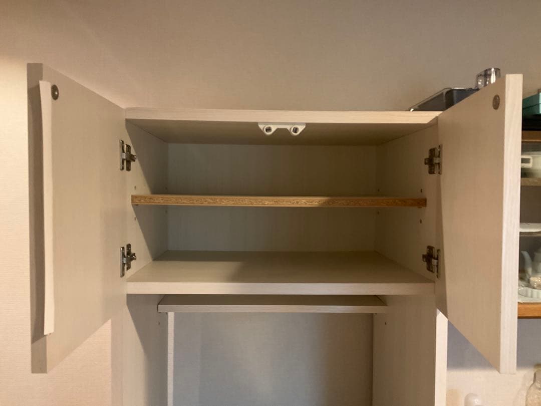 く*ん様 フランフラン/パセレンジボード/ホワイト/木目/収納/キッチン/60c