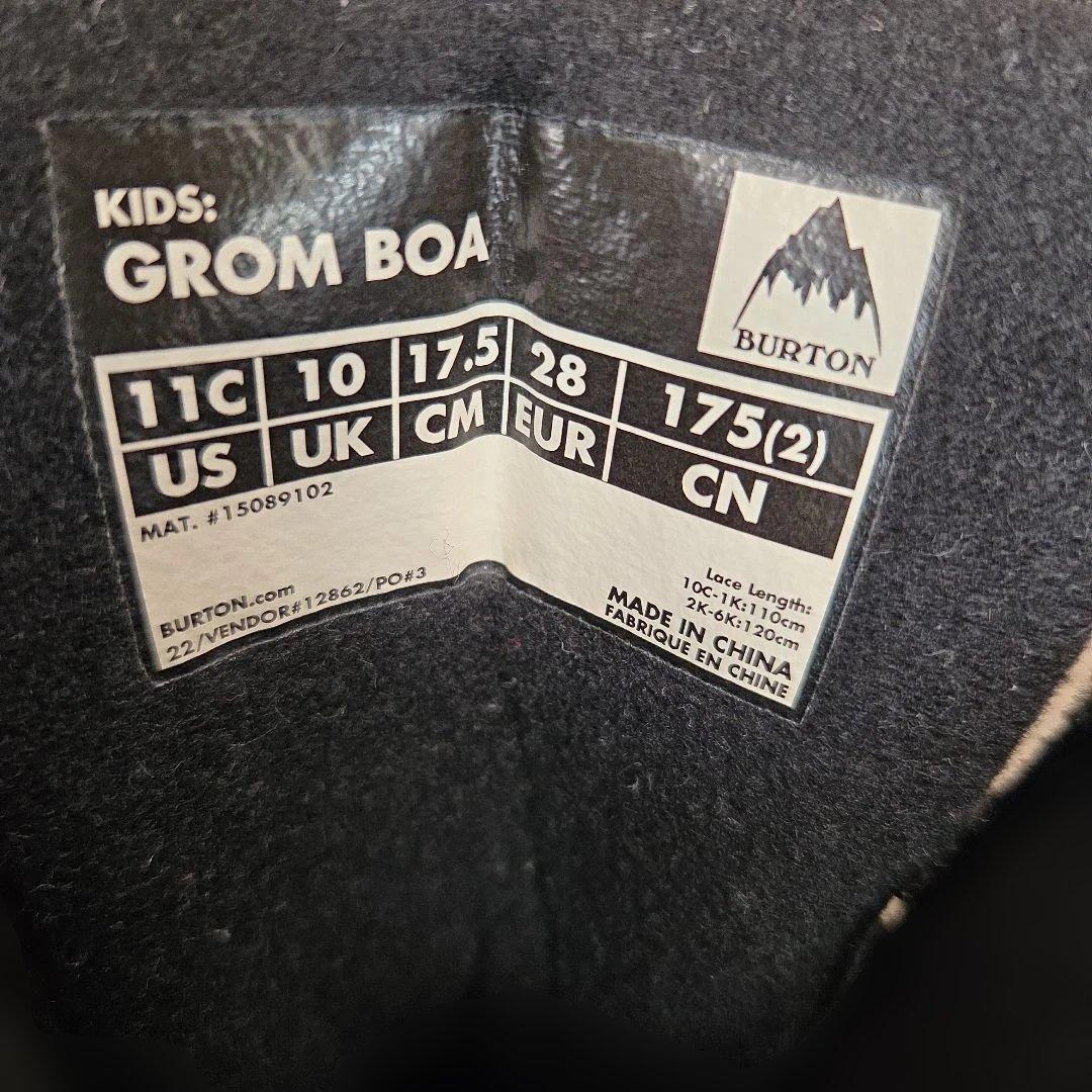 Burton BOA 子ども用スノーボードブーツ17⋅5cm