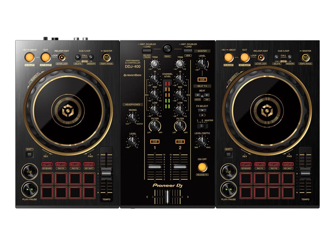 rL 限定色 Pioneer DJ DDJ-400-N GOLD ＋ケース