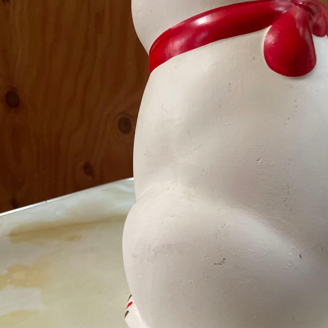 昭和レトロ　招き猫　豪徳寺　縁起物　金運　開運　置物　30㎝