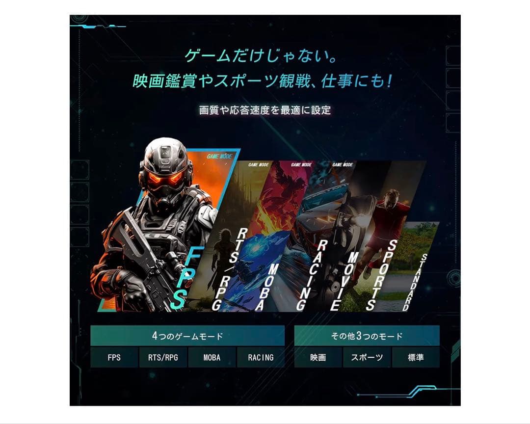 【新品・未開封】REGZA ゲーミングモニター 27インチ RM-G276N