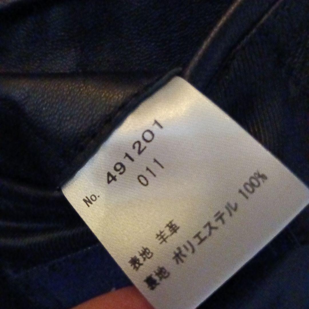 G-stage 黒レザーテーラードジャケット 46