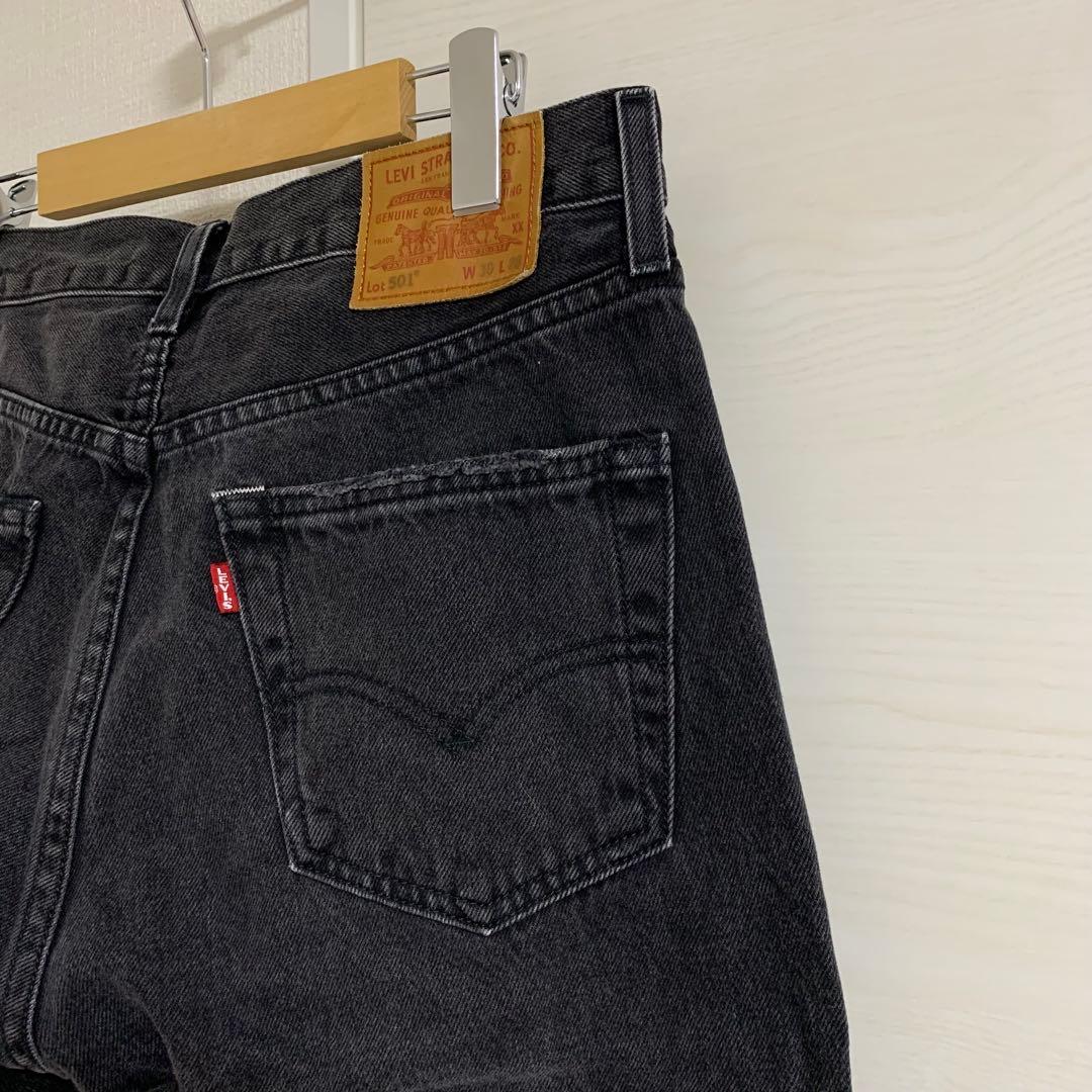 【美品】リーバイス 生誕150周年記念 エディフィス別注 501 ブラックデニム