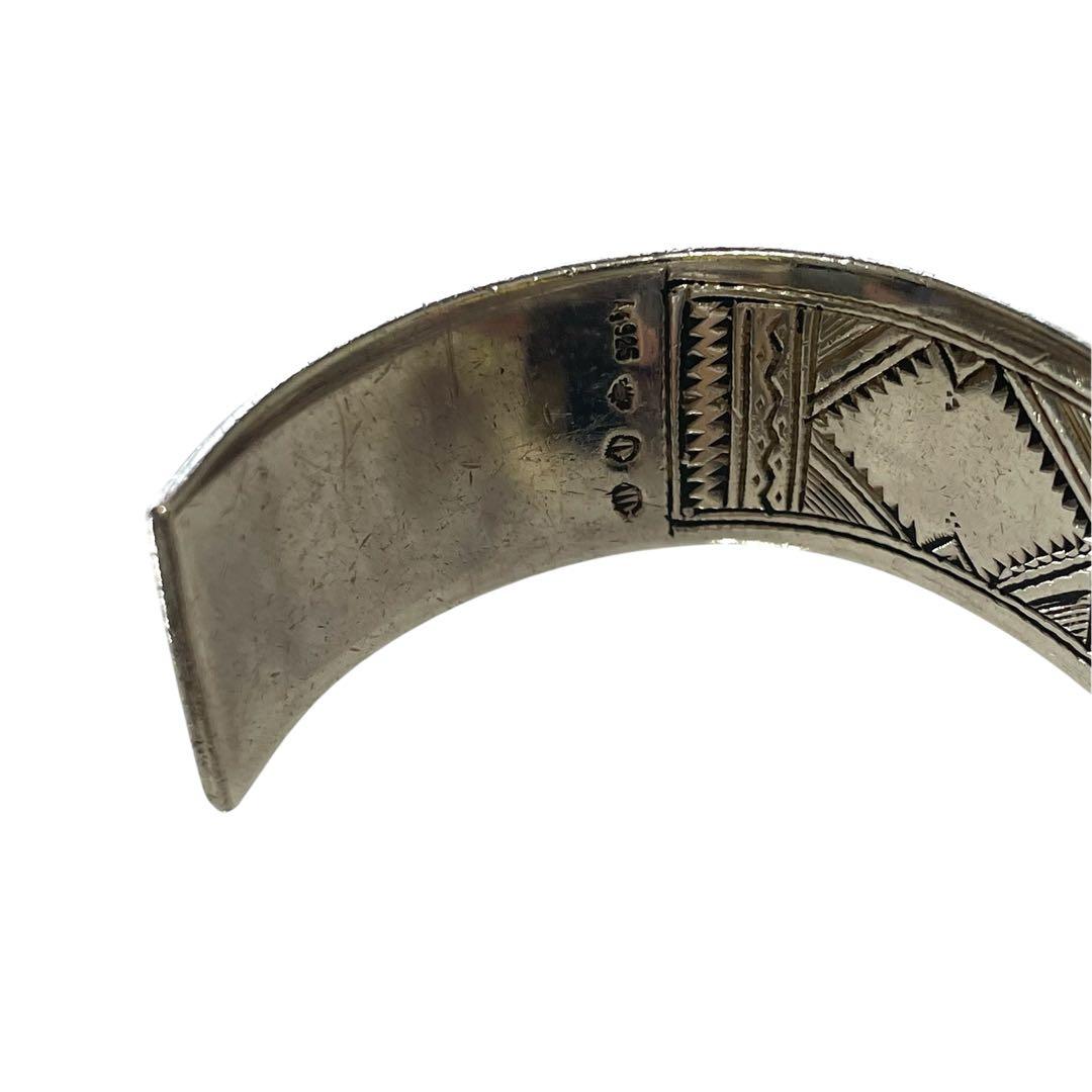 HERMES エルメス トゥアレグ バングル ブレスレット T5 シルバー