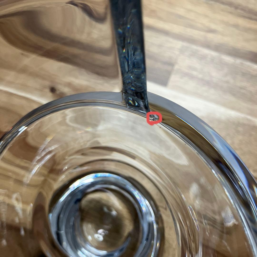 バカラ　花瓶　スパイラル