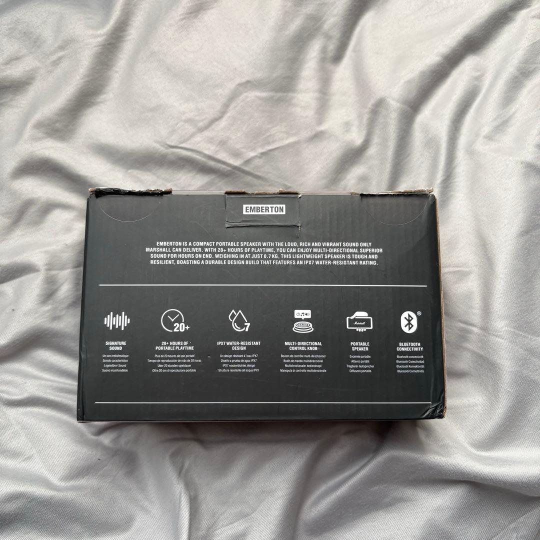 Marshall Emberton ワイヤレススピーカー クリーム