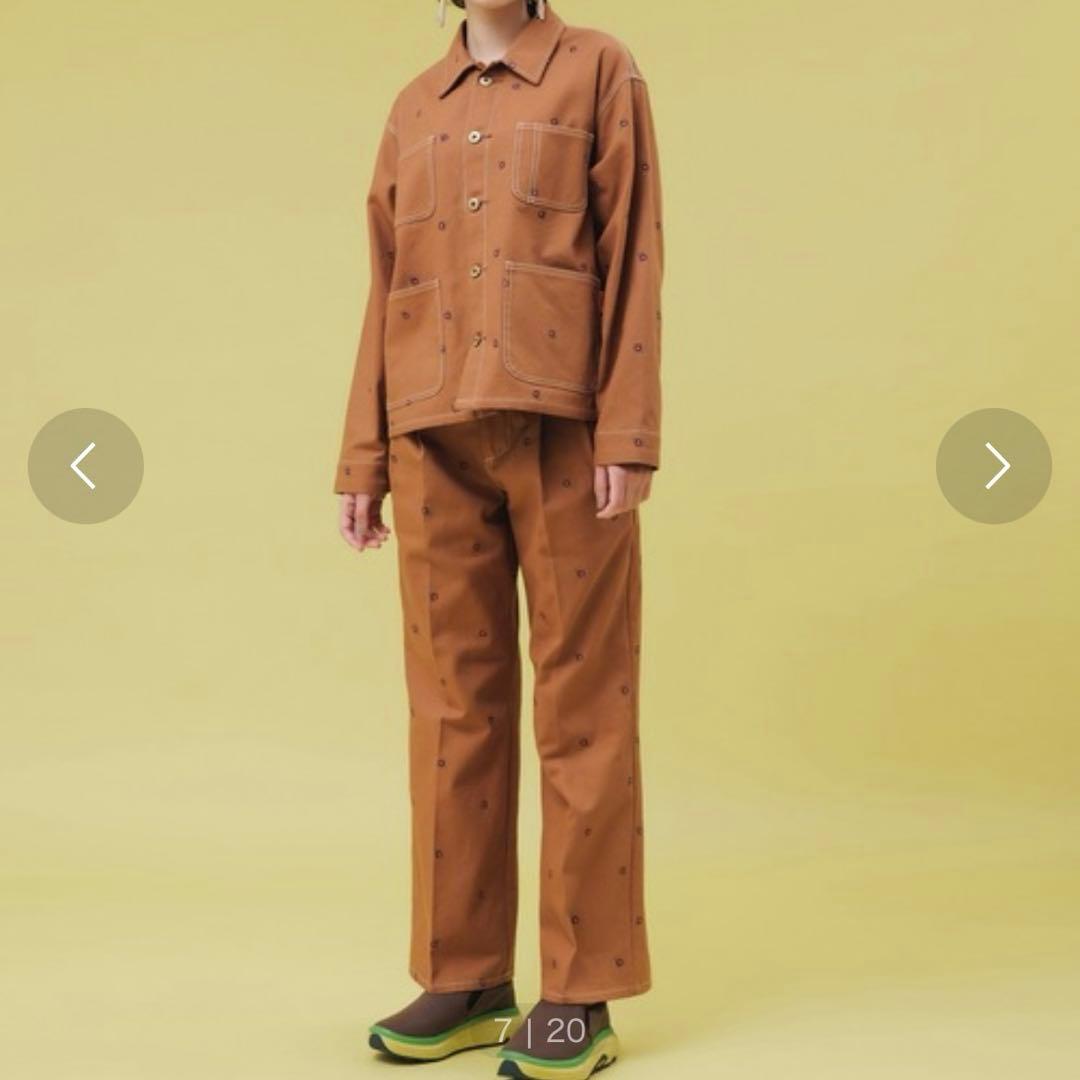 NON TOKYO カバーオール　花刺繍 UNIVERSAL OVERALL