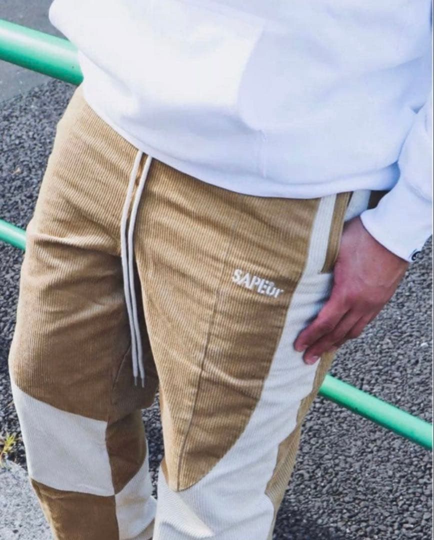 SAPEur CORDUROY PANTS コーデュロイ パンツ ベージュXL