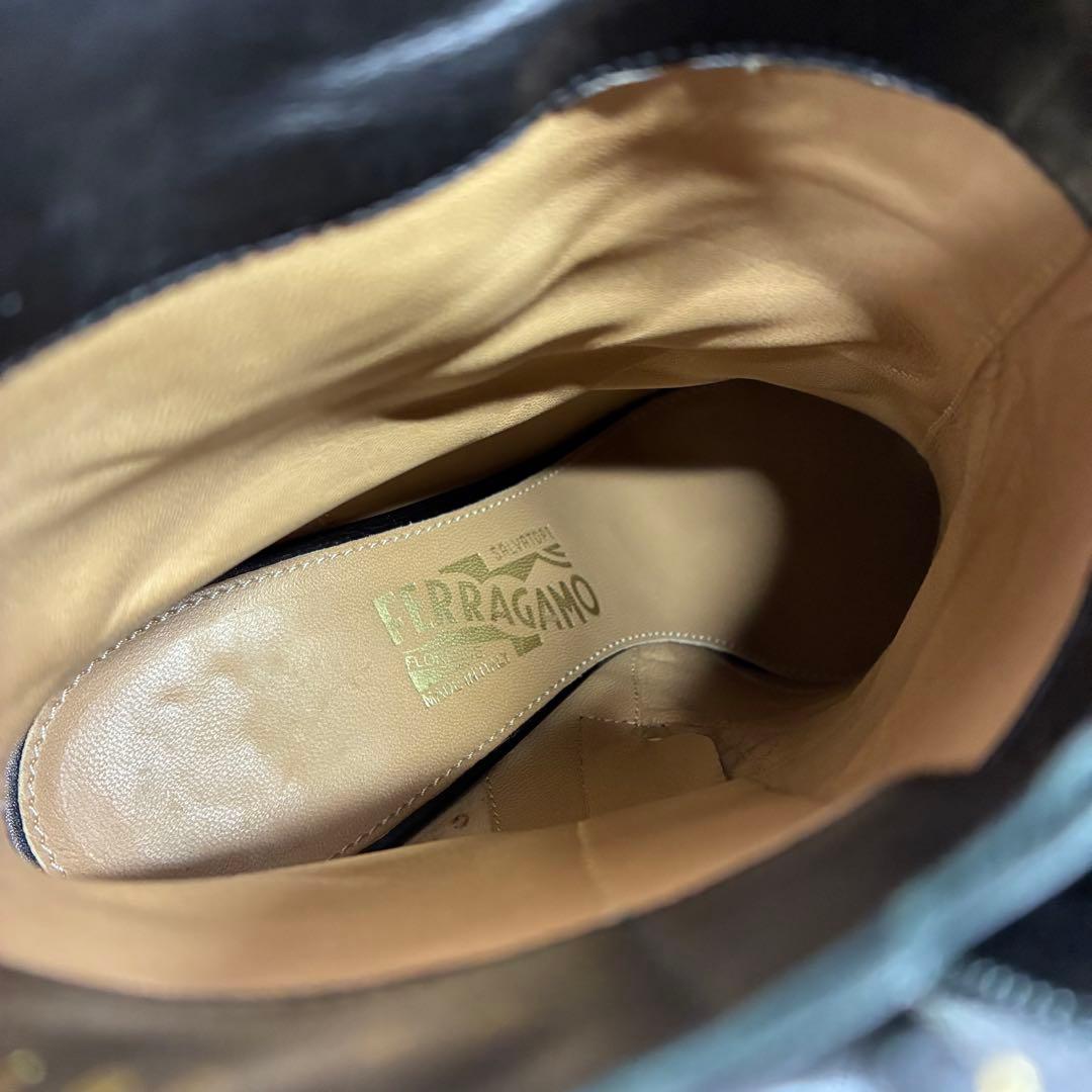 【鑑定済み】サルヴァトーレ・フェラガモ ガンチーニ ショートブーツ