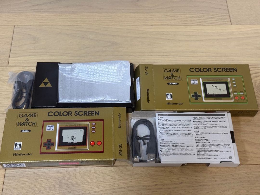 ゲーム&ウォッチ スーパーマリオブラザーズ ＆ ゼルダの伝説