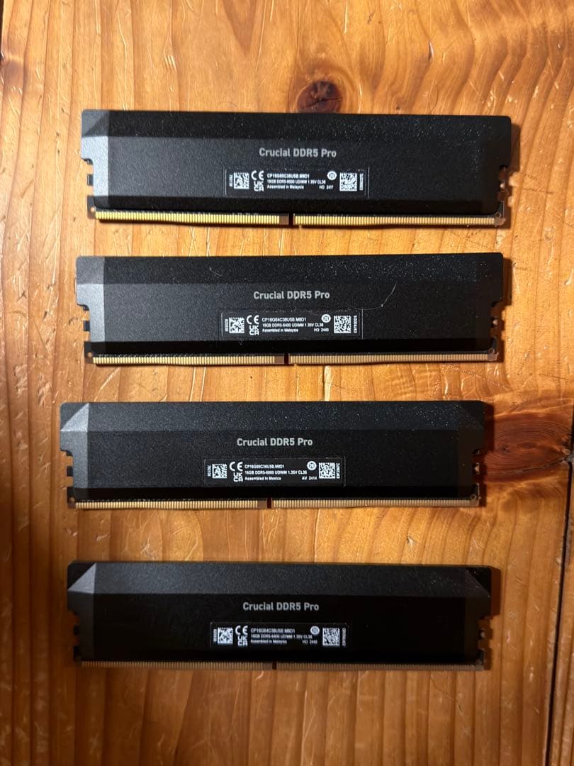 Crucial Pro DDR5 16GB×4枚