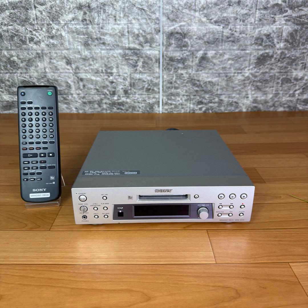 【ジャンク】　SONY MDS-S500