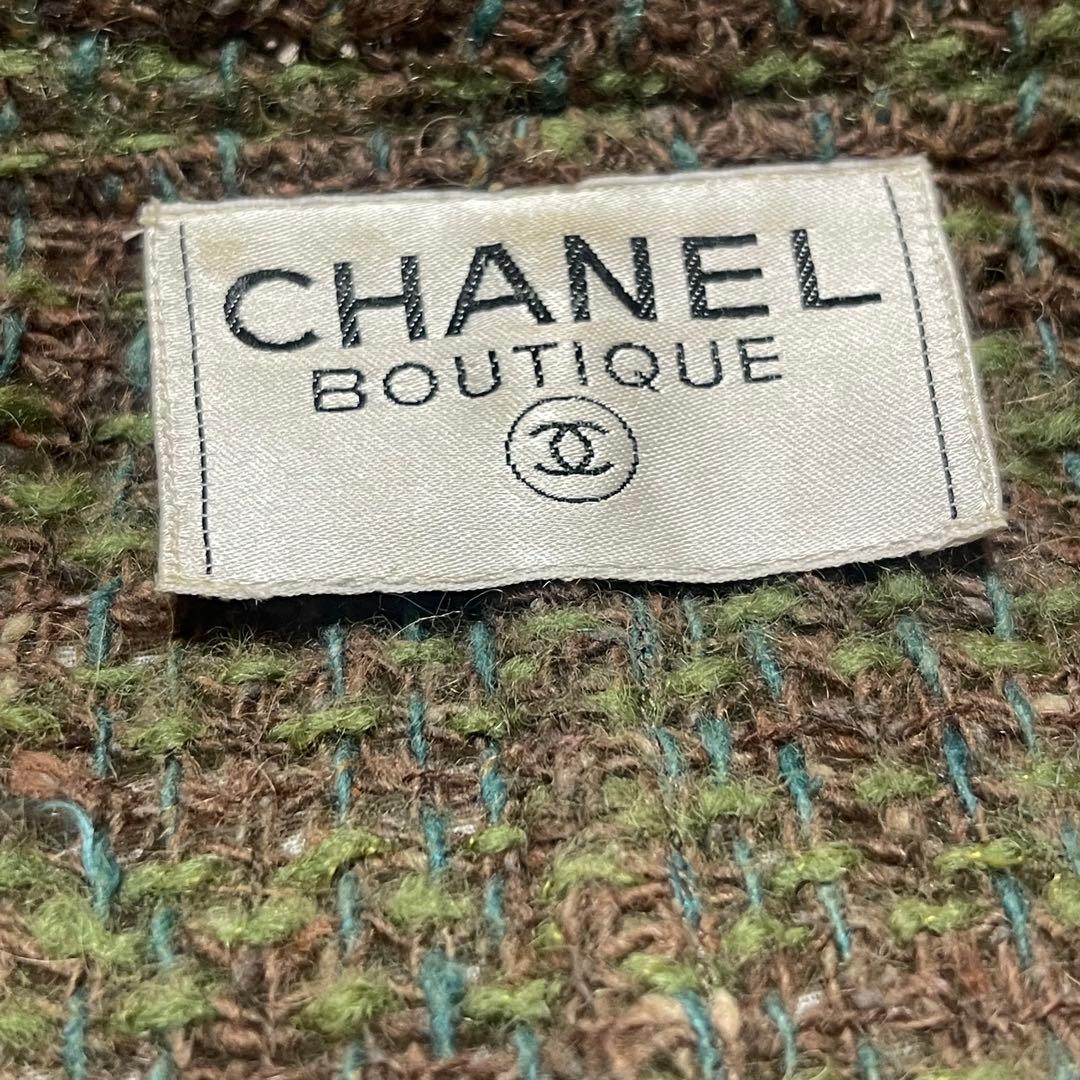 シャネル　ツイード　ウール　ジャケット　98Ａ　ヴィンテージ