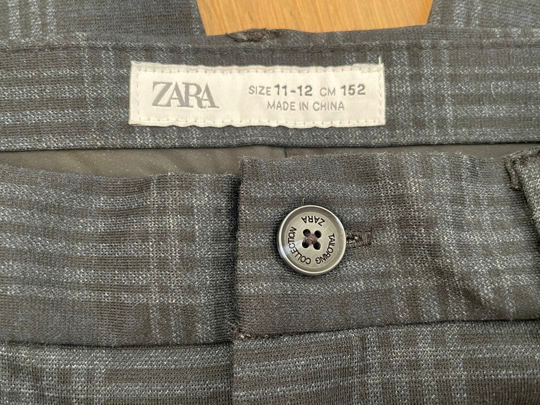 ZARA フォーマルスーツ 152cm シャツネクタイ４点セット②