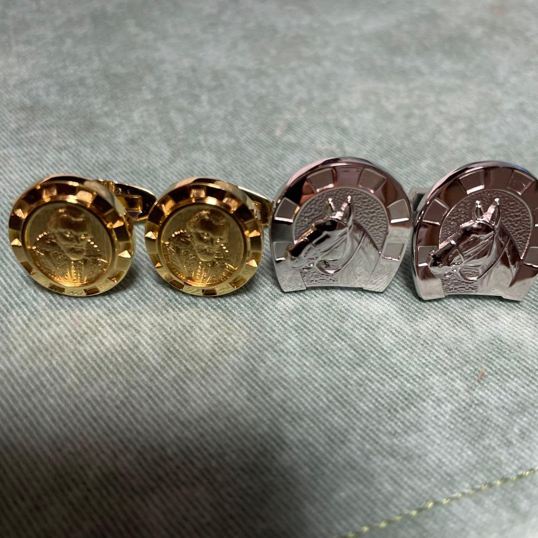 王家の至宝カフスコレクション６個プラス４個