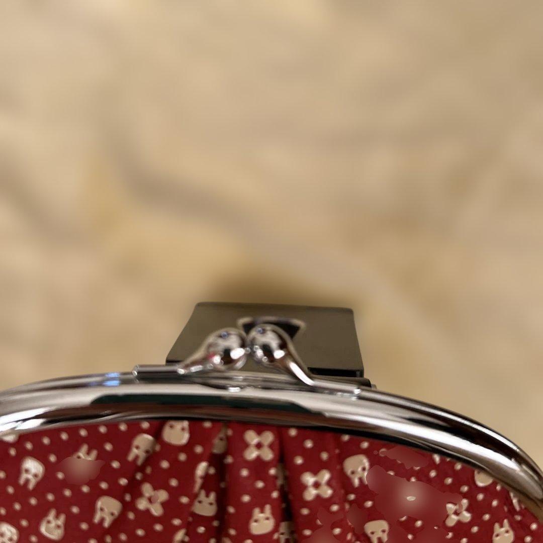 印伝 トトロ親子がま口