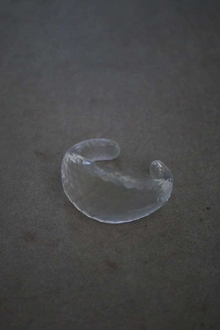 sirisiri ガラス　キリコ　バングル　M