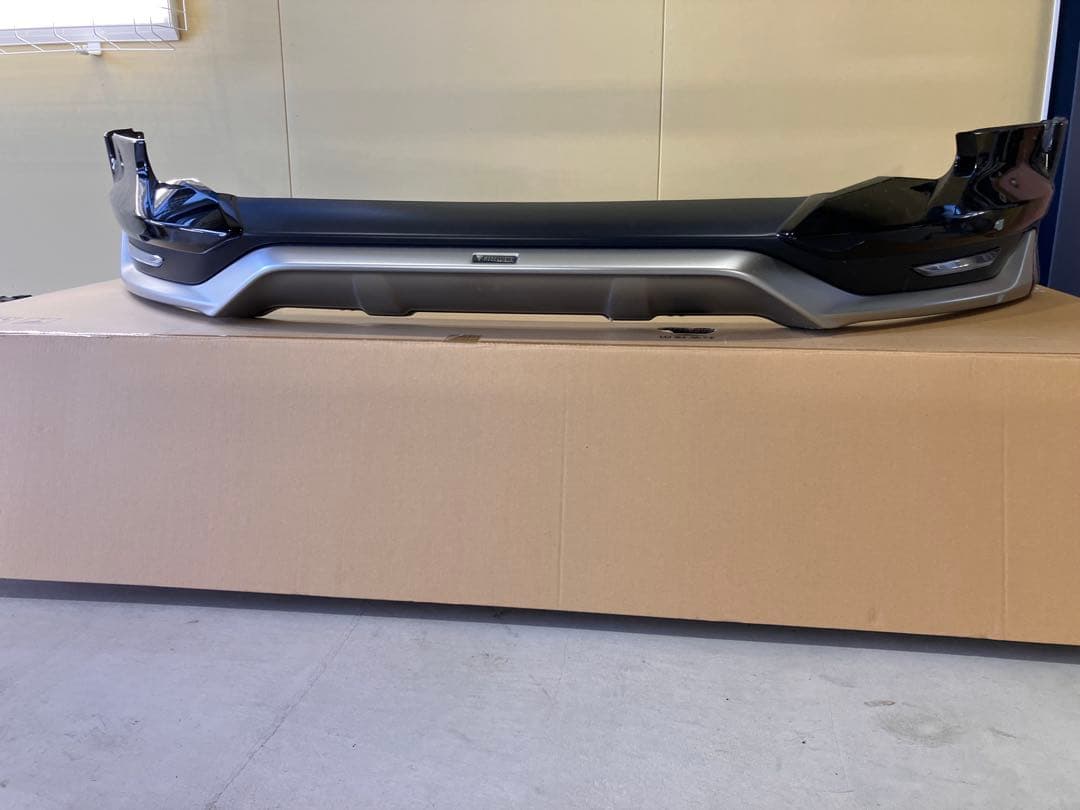 ハリアー60系モデリスタ フロントリップスポイラー 202 ブラック/シルバー