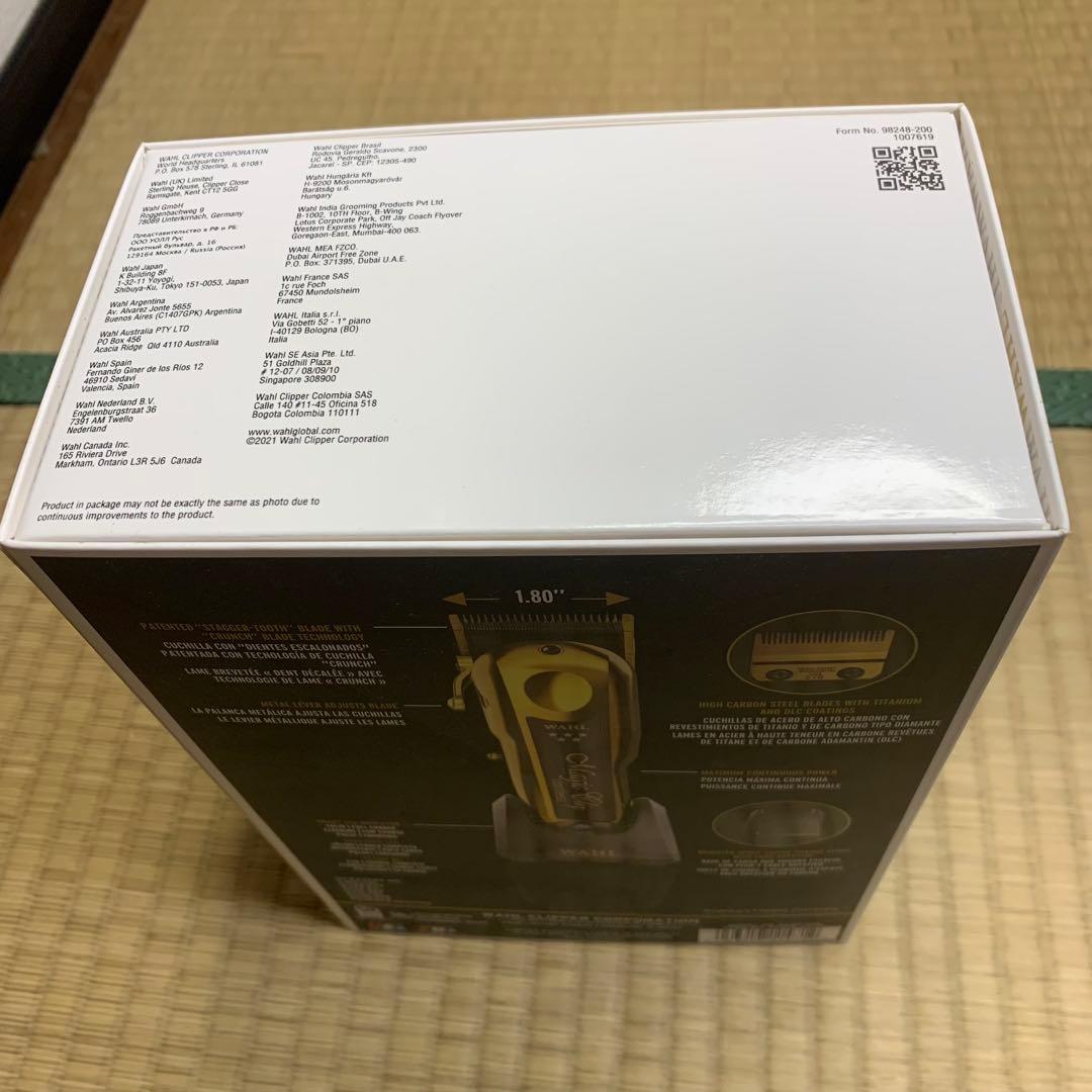 WAHLバリカン　マジッククリップ　コードレス　ゴールド
