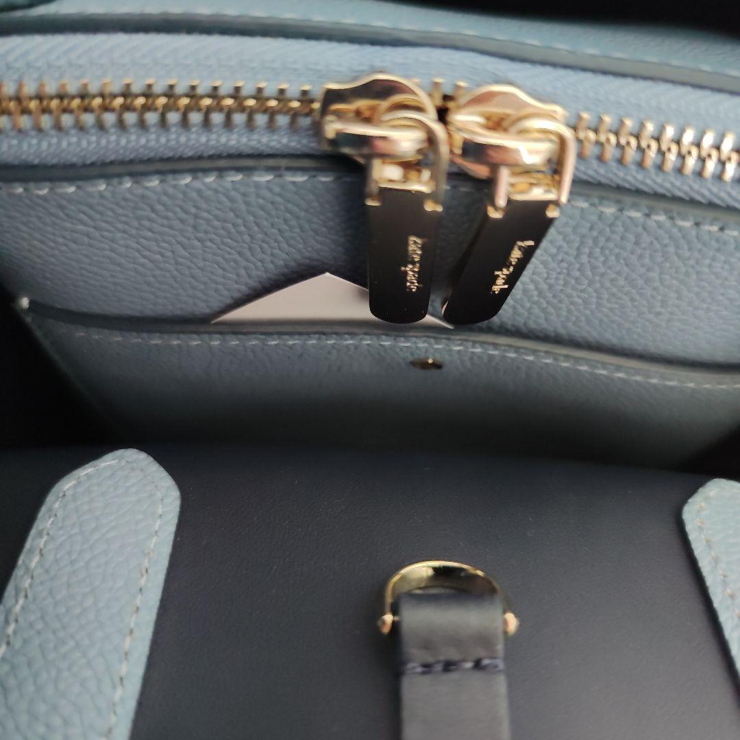kumi　kate spade ライトブルー バッグ