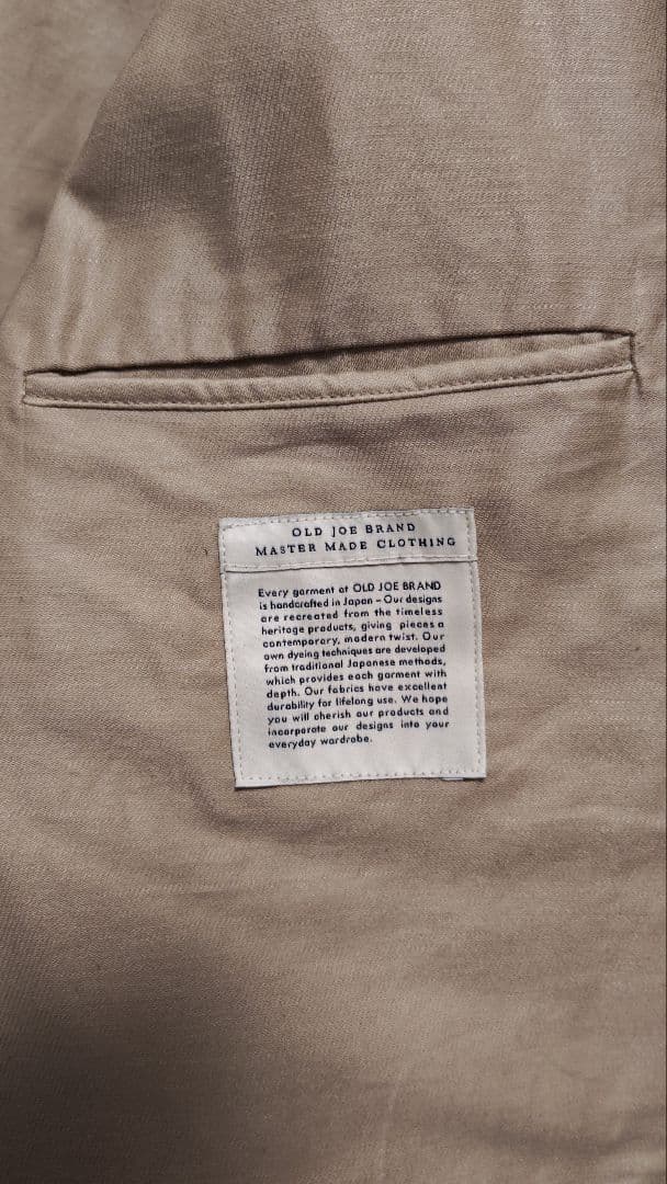 c*t様 OLDJOE コーデュロイジージャン ブラウン 40L新品オールドジョ