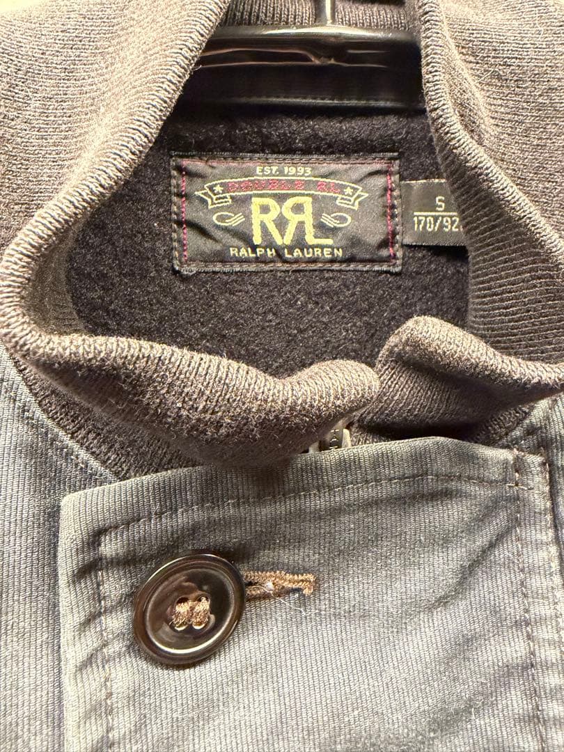 RRL ダブルアールエル デッキジャケット 濃紺 激渋 鬼フェード加工 サイズM