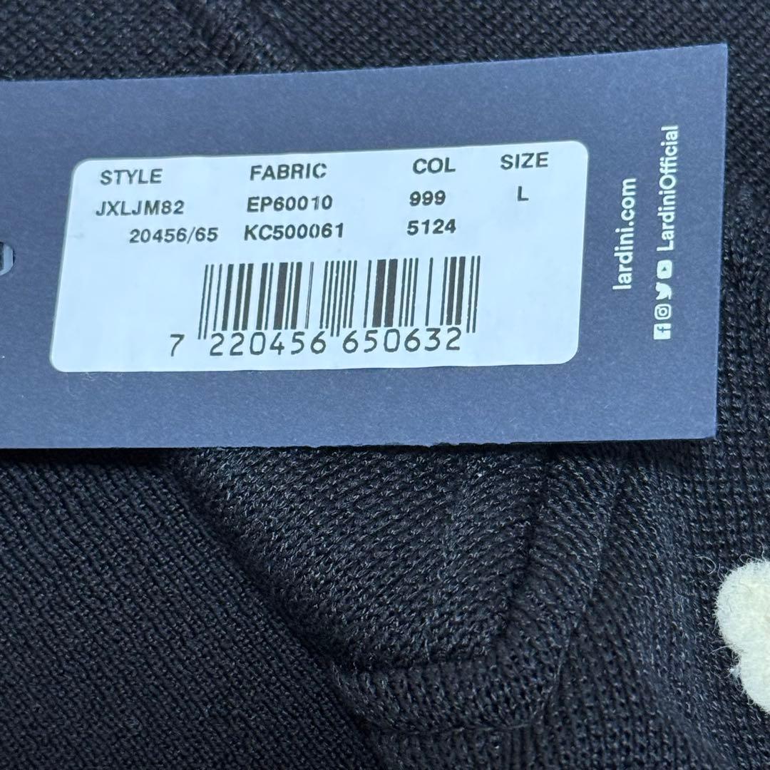 【新品未使用】LARDINI/ラルディーニ ニットジャケット L ブラック