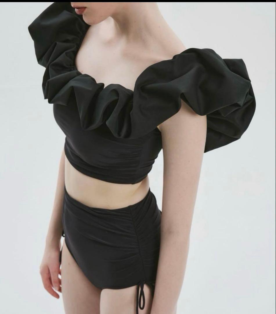 THE TOE Erie Frills Swimwear Black 新品未使用