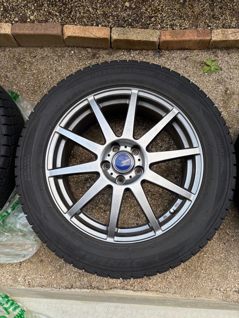 ダンロップ ウインターマックス 225/60R18 スタッドレスタイヤセット