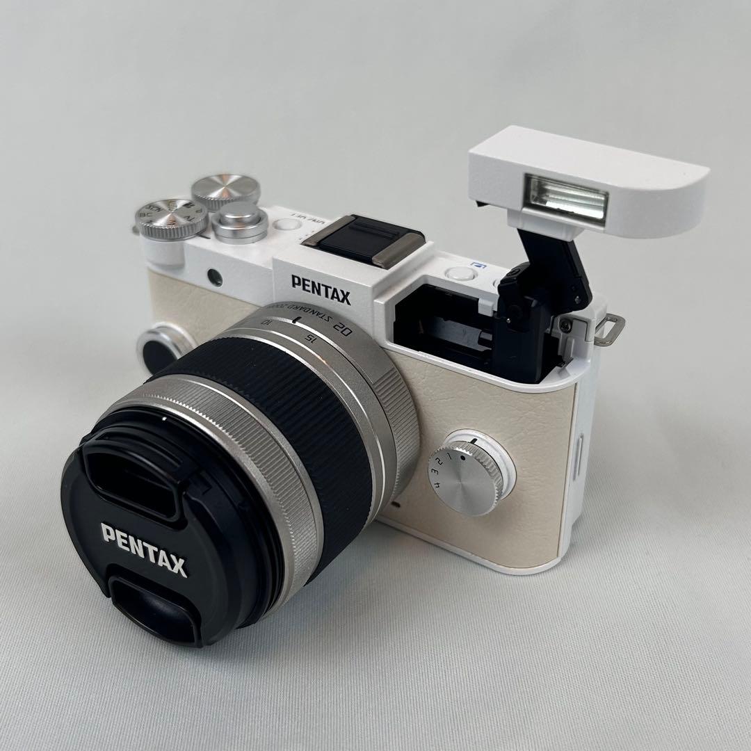 【美品】PENTAX ペンタックス Q-S1 ホワイト ミラーレス一眼