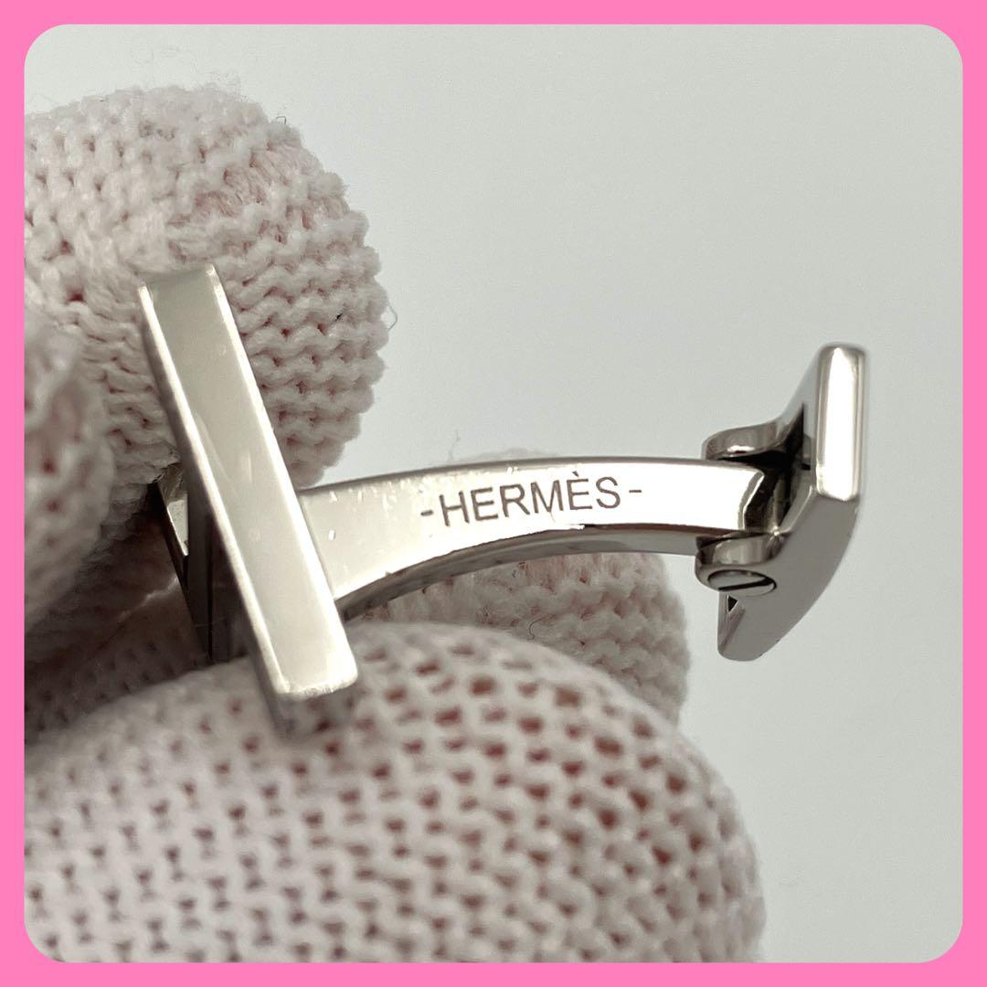 エルメス HERMES カフリンクス H・オ・カレ カフス シルバー