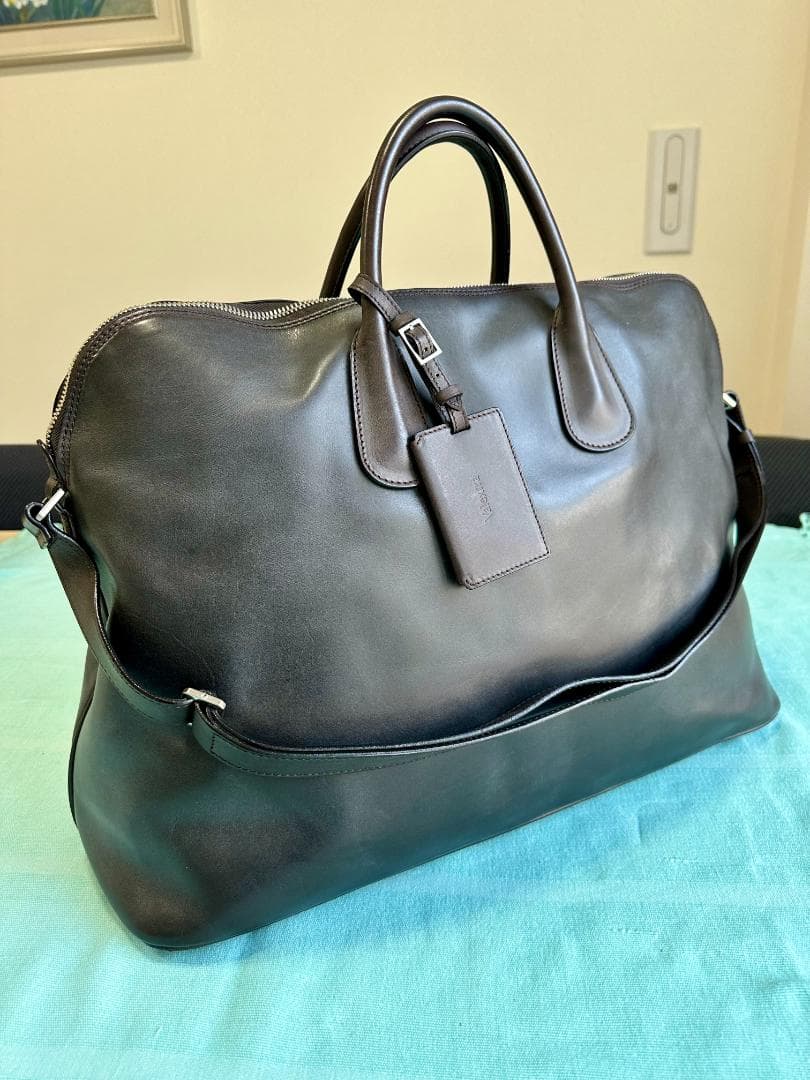 Valextra ヴァレクストラ マイロゴ ボストンバッグ 旅行カバン