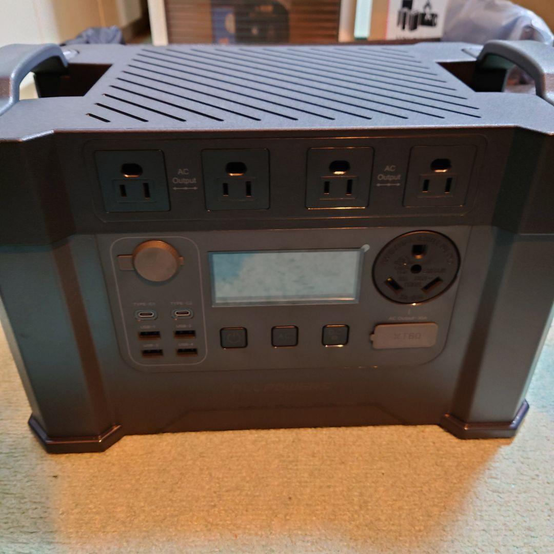 ♦災害の備え♦無停電電源装置&ポータブル電源 2400W 瞬間最大400