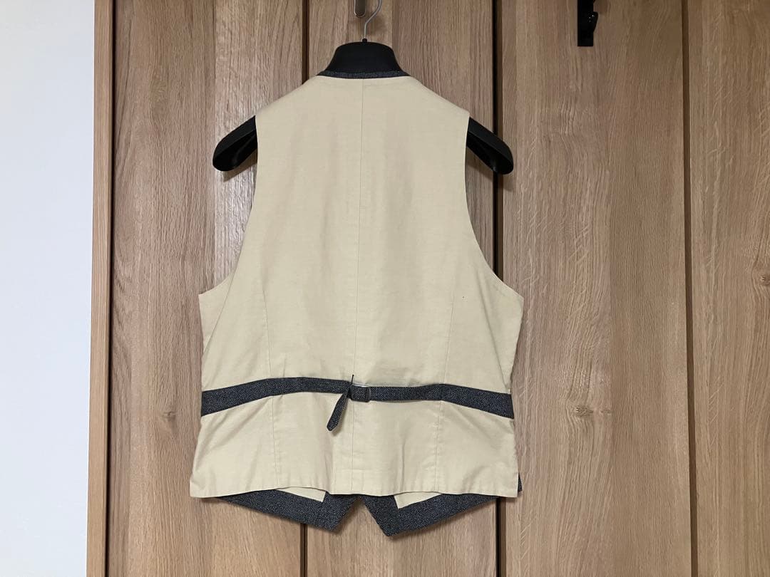 グリーンレーベルリラクシング　スリーピース　ツイード　スーツ　グレー