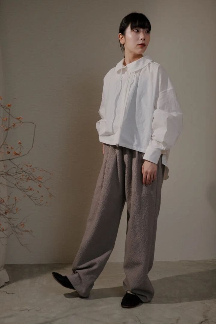 evam eva ワイドパンツ　リゼッタ　art&science