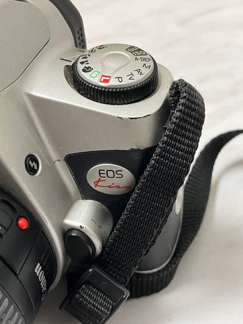 ジャンク★Canon　EOS　Kiss　フィルムカメラ　レンズ2本　バック付