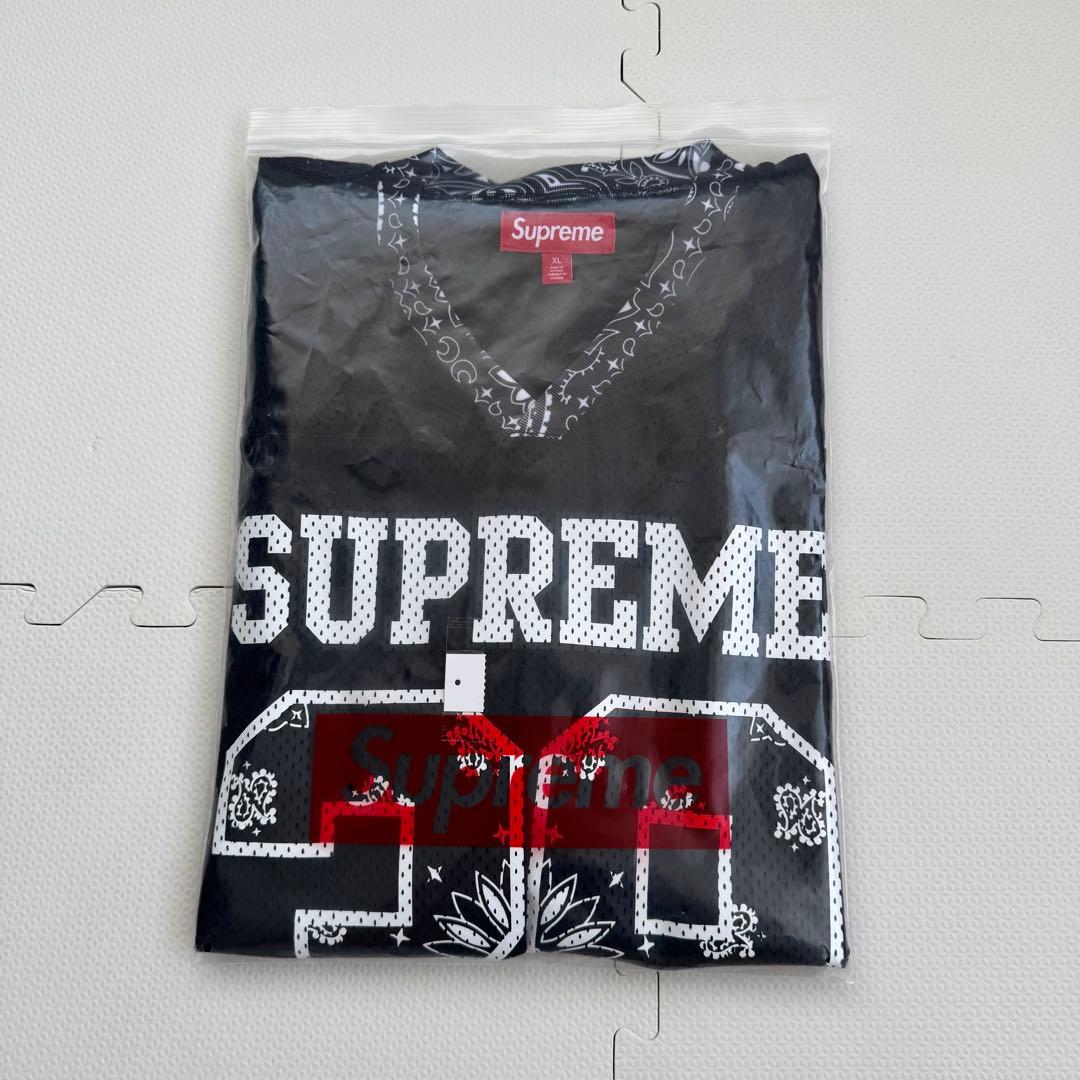 新品未使用　supreme Bandana Football Jersey XL