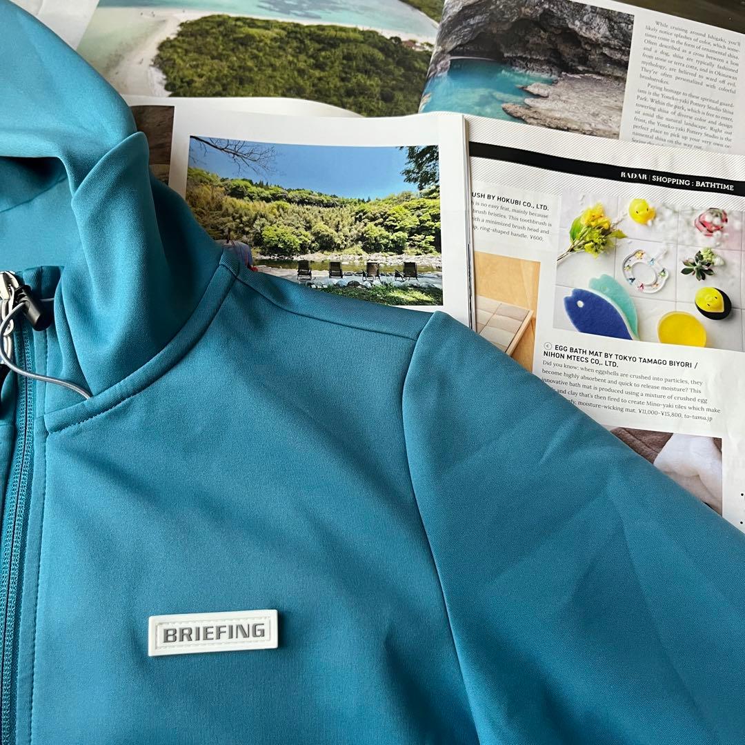 【超美品】ブリーフィングゴルフ レディースパーカー S ストレッチ レアカラー