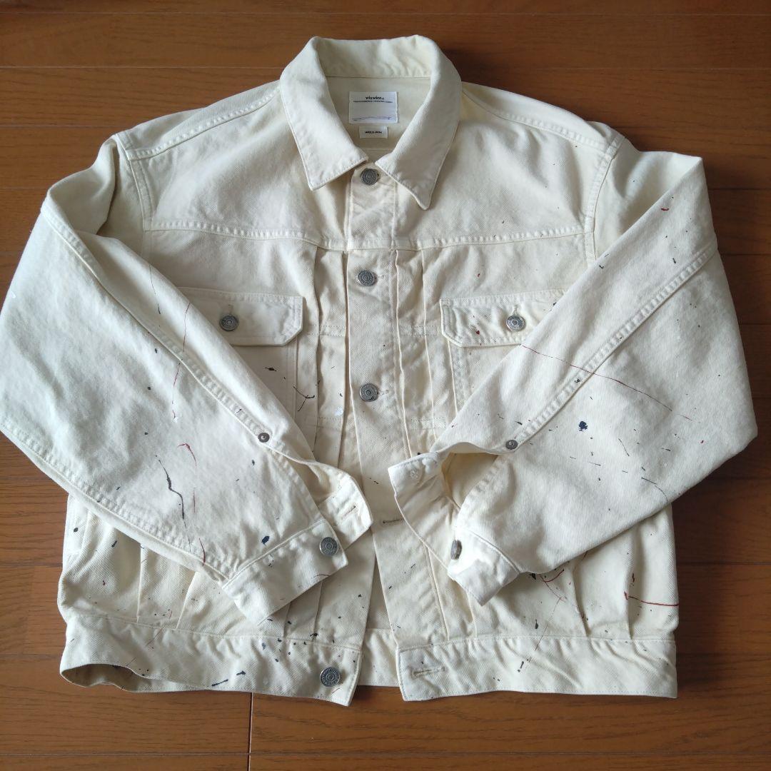 visvim 21SS ペイント加工 101☓☓ デニムジャケット