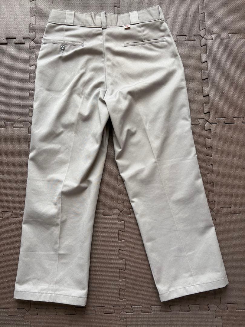 80s Dickies 874 USA製 ライトグレーチビタグ W32