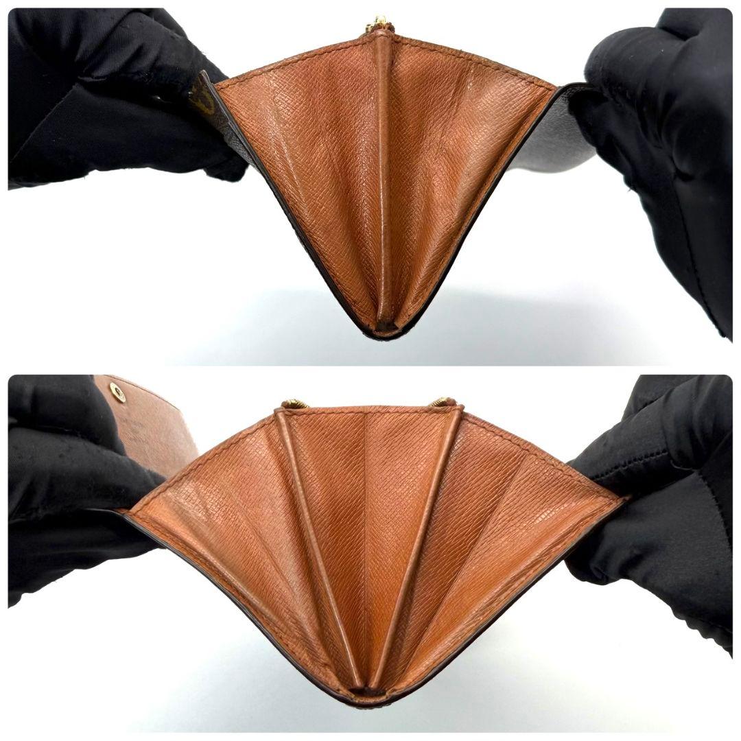 ルイヴィトン モノグラム ポシェット ポルトモネ クレディ 財布 サラ 2カード